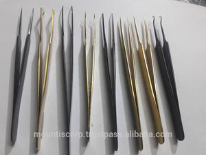 แหนบต่อขนตาคุณภาพสูงทำจากสเตนเลสเกรดทางการแพทย์ที่มีสีไทเทเนียม - Product Image 5