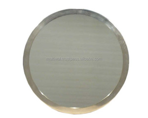 <b>White</b> and Gold Brass <b>Mirror</b> Round Shape for Home Wall Decorative Item - Product Image 4