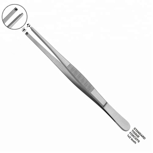 คีมแต่งแผลด้วยนิ้วโป้งแบบโค้งมาตรฐานพื้นฐานของเครื่องมือผ่าตัด - Product Image 3