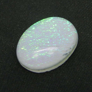 Opale doublet 18x13mm cabochon ovale 14 cts pierres précieuses en vrac pour bijoux - Product Image 2