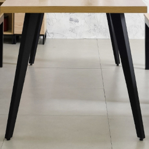 Nhà Hàng Hiện Đại Bằng Gỗ Kim Loại Hình Chữ Nhật Vuông MDF Mộc Mạc Ăn Uống Nhỏ Lớn Bộ Bàn 4 6 8 Chỗ Ngồi Đồ Nội Thất Phòng Ăn - Product Image 5