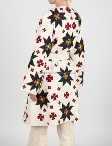 Suzani-Chaqueta Bohemia con estampado geométrico para mujer, traje femenino con bordado, talla grande, a la moda, para playa - Product Image 5