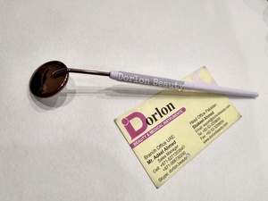 Pinzas de pestañas de acero inoxidable de mano con logotipo personalizado, espejo de maquillaje de comprobación multifunción, espejo de extensión de pestañas pequeñas - Product Image 2