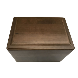 โกศไม้ทรงสี่เหลี่ยมผืนผ้าทำด้วยมือแบบโบราณสีน้ำตาลสำหรับผู้ใหญ่หรือสัตว์เลี้ยงตัวใหญ่-ผลิตในเวียดนาม - Product Image 3