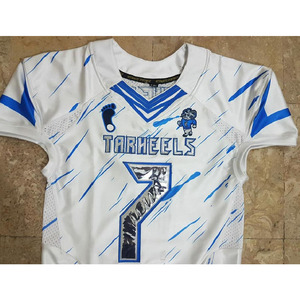 Vente en gros d'uniformes de football américain de haute qualité pour les jeunes Impression de logo personnalisé Meilleure qualité Chemises de sublimation Taille XL Utilisation sportive - Product Image 4