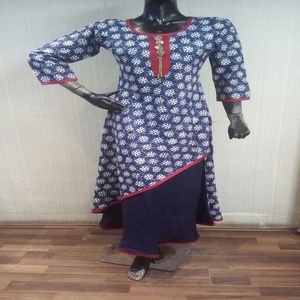 Telas de algodón de rayón indio para mujeres, tejido largo de la India, de bajo precio, estampado, kurtis, venta al por mayor - Product Image 4