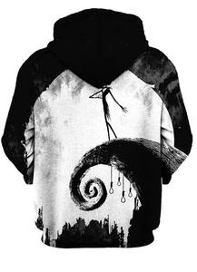 Sweat-shirt à capuche unisexe imprimé dernier style, 100% coton molletonné, anti-rétrécissement, sublimation numérique, sweats à capuche personnalisables pour l'hiver - Product Image 4