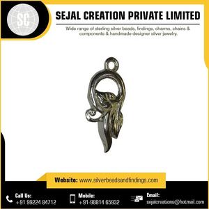 Breloque étoile en argent sterling 925 pendentifs fins et breloques bijoux à motif de chiffres - Product Image 2