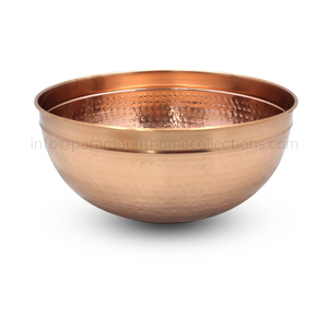 ชามทองแดงกลมขัดเงา - Product Image 1