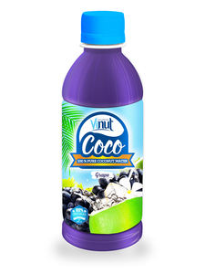 Proveedores de bebidas verdaderas Agua de coco con sabor a Granada natural Botella de PET de 300ml Jugo puro de frutas y verduras - Product Image 2