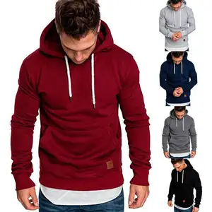 Erkek Lazib tarafından özelleştirilmiş moda kazak pamuk polar hoodie spor