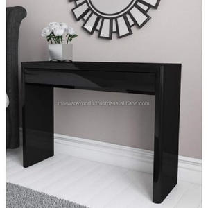 Mesa de consola de madera maciza moderna elegante con diseño de incrustaciones de hueso de lujo antiguo decoración del hogar para sala de estar comedor dormitorio Cocina - Product Image 3