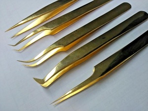 แหนบต่อขนตาสีทอง - Product Image 6