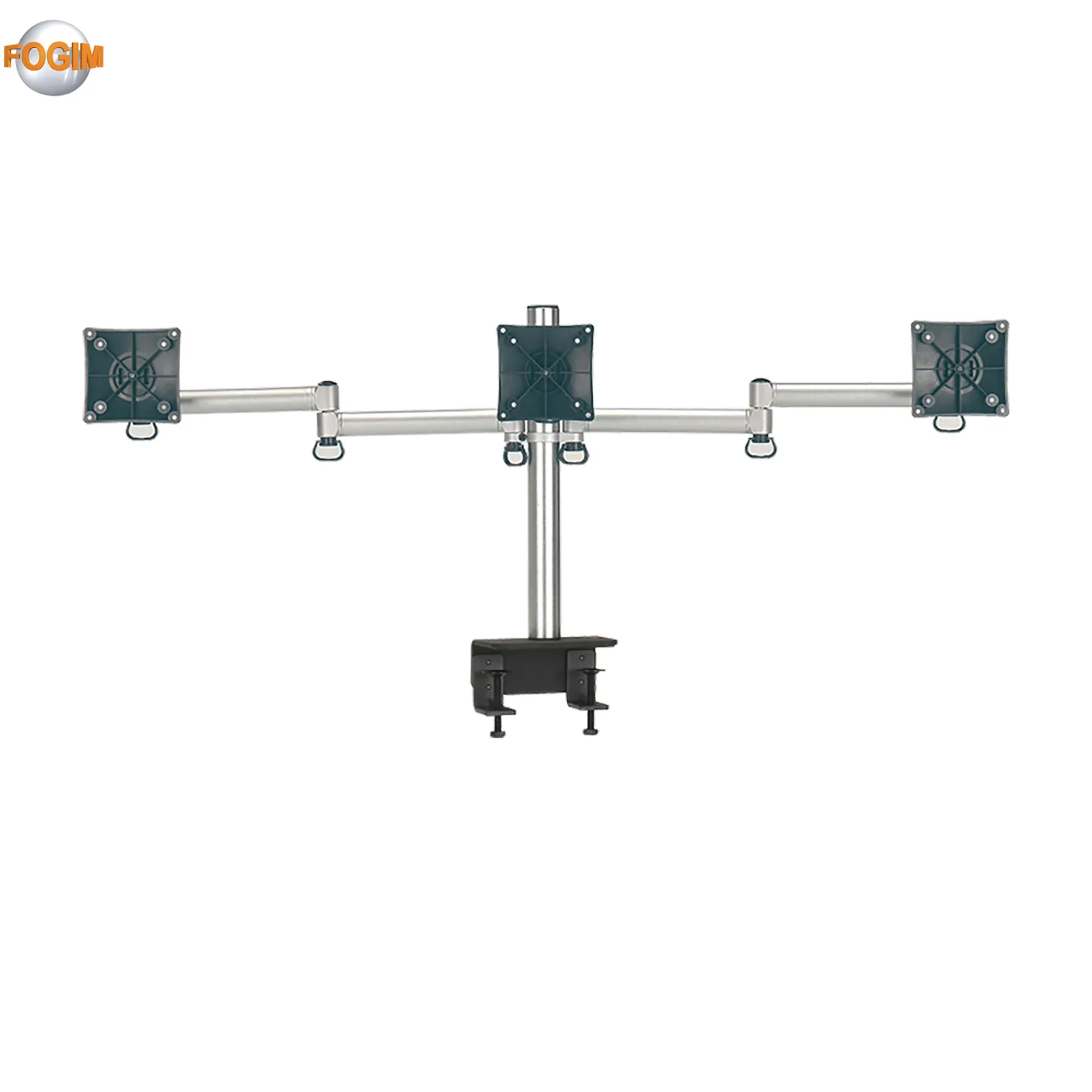 Space Generator Triple LCD Monitor Arm (Desk Clamp Mount)
