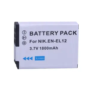 Batterie EN-EL12 pour Nikon CoolPix S610 S610c S620 S630 S710 S1000pj P300 P310 P330 S6200 S6300 S9400 S9500 <span class=keywords><strong>S9200</strong></span> - Product Image 1