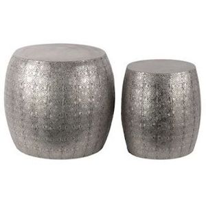 Taburete de Metal de aluminio con diseño de diamante y acabado antiguo de cobre de alta calidad, taburete para sentarse para decoración de Hotel en casa - Product Image 5