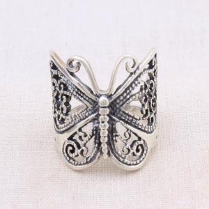 ผีเสื้อวงแหวนเงินแท้925ผู้ค้าส่งผู้ผลิตเครื่องประดับเงิน - Product Image 2