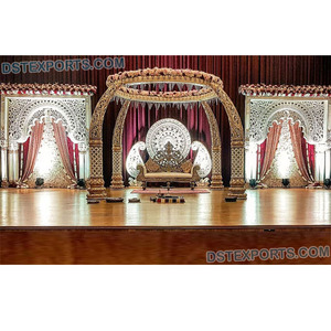 Impresionante Mandap de Colmillos de Elefante para Bodas Hindúes Clásicas, Mandap de Elefante para Bodas Indias, Gran Decoración de Mandap para AUSTRALIA - Product Image 1