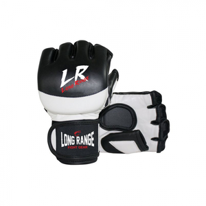 Guantes de medio dedo MMA de cuero hechos a medida 8oz 12oz 14oz 16oz para boxeo y punzonado con logotipo impreso - Product Image 6