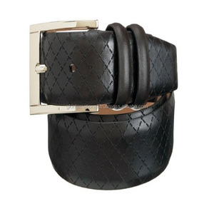 Cinturón de cuero genuino para hombre, cinturones de cuero de alta calidad hechos a medida, accesorios a la moda, precio al por mayor de fábrica - Product Image 1