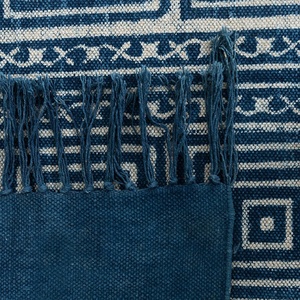 Venta al por mayor diseñador impreso algodón Dhurrie alfombras tamaño personalizado tejido a mano alfombra India para el hogar decorativo oración uso dormitorio alfombras - Product Image 2