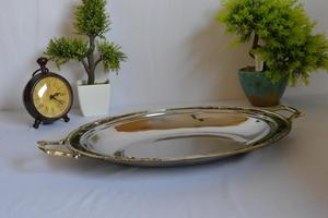 Bandeja Decorativa Clásica, Acero Inoxidable de Primera Calidad con Acabado Espejo, Apta para Lavavajillas, Bandeja de Diseño para Restaurante - Product Image 3