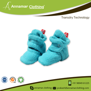 En gros 100% Coton Nouveau-Né Bébé Chaussons-Bébé Chaussons Coton Tissu Nouveau-Né Bébé Chaussons Pour L'extérieur - Product Image 2
