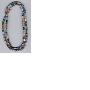 Cuentas de cristal de cheurón multicolor hechas a mano, tamaño 6mm y más grande, para diseñadores de joyas y Tiendas de Cuentas - Product Image 1