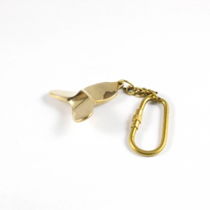 พวงกุญแจใบมีดใบพัดลมโลหะทองเหลืองเป็นของขวัญขององค์กรห่วงคาราไบเนอร์ส่งเสริมการขาย - Product Image 3