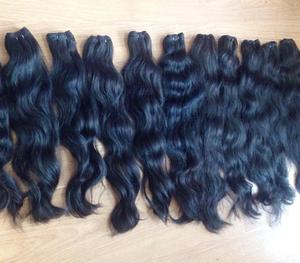 Cheveux Remy péruviens Semi-épais, extensions de cheveux, 100% naturels, ondulées, vente en gros - Product Image 2