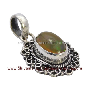 Charme 925 Sterling Silver Opal Gemstone Pendentif Bijoux Faits À La Main En Argent Sterling Solide Fine Jewelry Pendentifs Charmes - Product Image 2