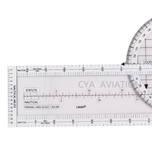 THƯỚC ĐO Điều Hướng Hàng Không Xoay Azimuth Thước Đo Chuyến Bay Với Thước Đo Góc & Thước Đo Tỷ Lệ Dặm Hàng Hải - Product Image 4
