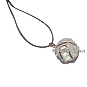 คริสตัลควอตซ์ลูกลวดห่อจี้ - Product Image 1