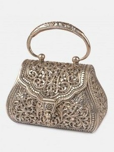 Handmade Engraved Boho Metal Clutch - Product Image 2