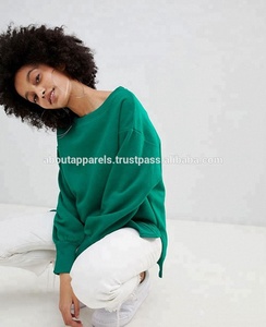 Diseño personalizado Slim Fit Pullover Sudadera para mujer Venta superior Algodón Calidad Estilo casual Tallas grandes Longitud larga para el verano - Product Image 3