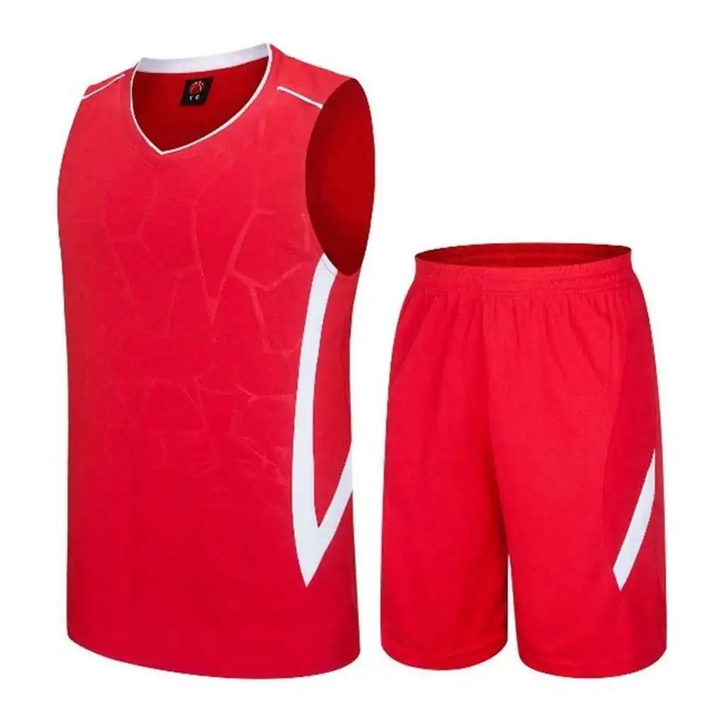 Mens Training Sport Athletic Team Uniform Outfits School Basketball Clothes