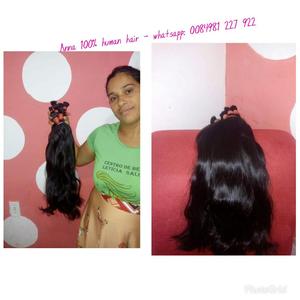 Pelo indio Natural sin procesar, no químico, virgen, 100% cabello humano, proveedor de cabello indio - Product Image 2