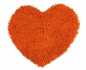 Mignon Floral Super Lavable Coeur Forme Coton Shaggy Tapis Tapis Tendance Enfants Chambre Tapis pour Pépinière En Gros - Product Image 3