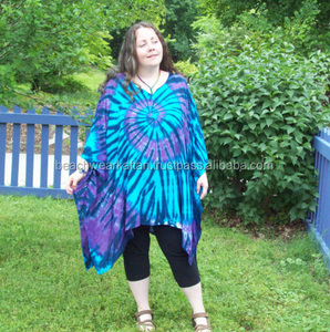 Vêtements pour femmes hippies, caftan, grande taille, Tie Dye, création de Designer, été - Product Image 2