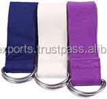 Ceinture de sangle de yoga en coton de haute qualité avec couleur et taille personnalisées pour l'exercice-OEM et marque de distributeur fabriquée en Inde - Product Image 3