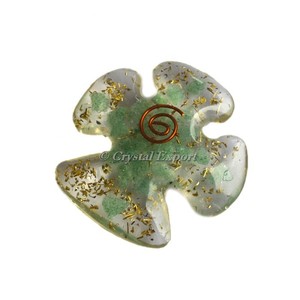 <b>Tree</b> of Life Folk Art Gemstone Carved Etched Orgone Cab - Product Image 1