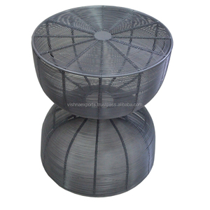 Taburete de mesa de centro de Metal tejido de alambre de hierro de diseño moderno, muebles de sala de estar versátiles para el hogar para uso en apartamentos - Product Image 2