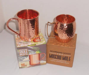 100% Pure Hammered Copper Moscow Mule <b>Mugs</b> Copper Tumbler for Cocktail and Beer by Indian Manufacturer With Best Packaging - Product Image 6