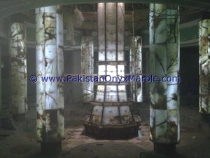 Diseño POPULAR, columna de ónix con iluminación trasera, pilares y pedestales - Product Image 2