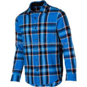 Camisa de vestir de manga larga para hombre, Popelina de verano, tejido a cuadros de algodón fresco, transpirable y teñido de hilo de talla grande, suministro OEM para adultos - Product Image 1