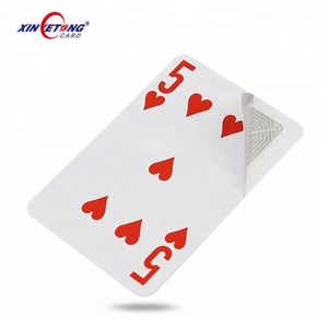 Thẻ Chơi Thẻ <span class=keywords><strong>RFID</strong></span> Rất Mỏng Tùy Chỉnh Thẻ Chơi Poker Với Chip <span class=keywords><strong>Rfid</strong></span> Không Tiếp Xúc Cho Trò Chơi - Product Image 5