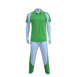 High Quality Cricket Uniform Custom Color Half Sleeve Polyester Made plain cheap Cricket uniform for men
