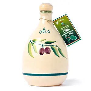 Extra Reines Olivenöl in keramik flasche