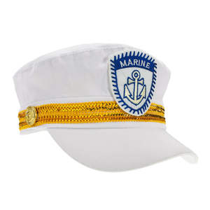 Capitaine Anchor Sailor Hat Navy Déguisement pour Yacht Marine Sea Cap Confortable Respirant Fishing Gear - Product Image 3