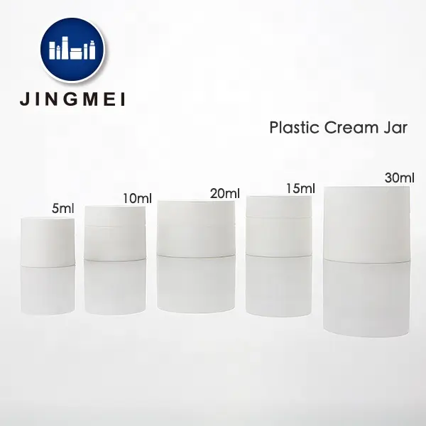 Frasco vacío de plástico para cosméticos, 5ml, 10ml, 15ml, 20ml, 30ml